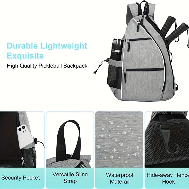 Pickleball Bag, Stylish Pickleball Backpack For Men And Women - Perfect For Carrying Pickleball Paddles And Balls
