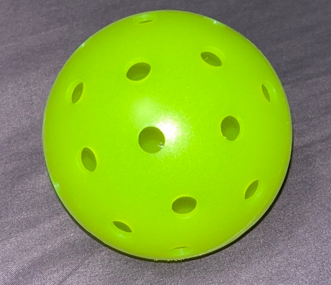 12 Pack Premium Outdoor/Indoor Pickleball Balls - USAPA Approved Competition Pickleball - 40 Hole Pickleball - Neon Green